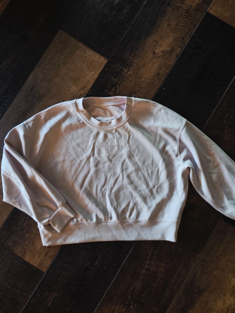 Lululemon Softstreme Crewneck Pullover Pink Size 8 Oversized Sweatshirt
